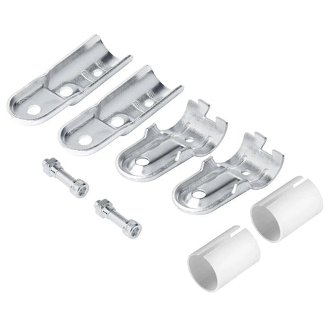 Pivot Tee Pipe Fittings Connector T Adjustable Clamp For 3/4 Inch EMT Conduit With PE Adapter Shims 10 Sets Includes Bolts Nuts