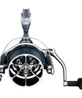 Front view of Surf Reel For Lake And Ocean Spinning Fishing Reels With Eight Bearings Left Handed Operation Interchangeable Handle