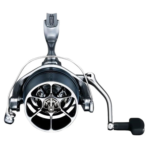 Front view of Surf Reel For Lake And Ocean Spinning Fishing Reels With Eight Bearings Left Handed Operation Interchangeable Handle