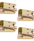 Rock Solid Built Like A Tank Zinc Plated Heavy Duty Four Piece Set Of Ninety Degree Self Locking Folding Hinges For Table Legs