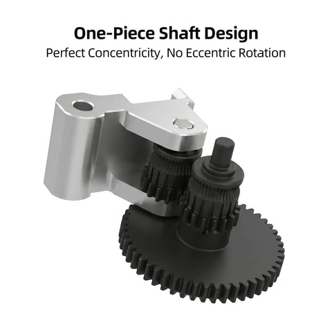 Extruder Gear Assembly Replacement For Flashforge AD5X Direct Drive Hotend Nano-Coated CNC Skeletonized POM Gears close-up