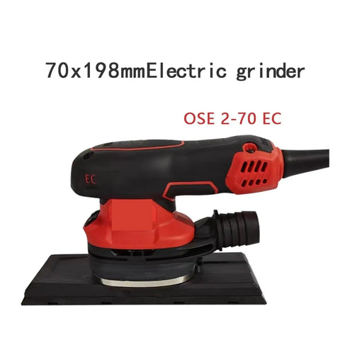 Kickass Electric Belt And Orbital Sander With Adjustable Speed Settings For Woodworking And Metal Refinishing Featuring Hella Smooth Dust Free Grinding Pad For Hardcore Diy Work, 70x198mm electric grinder.
