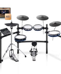 Ace-360 Electric Drum Set With Eight Inch Pads, Three Twelve Inch Cymbals, Hi Hat, Bass Drum, Bluetooth, Fifty Two Kits.
