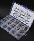 Heavy Duty Stainless Steel Threaded Inserts Repair Kit, 300 Pcs M4x0.7 And M5x0.8 Wire Inserts in organizer box