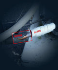 "Before and after using Camouflage Pipe Insulation Tape For Indoor Outdoor Use Self-Adhering 2In X 11Ft Beige Weatherproof Waterproof"