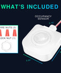 360 Degree Ceiling Occupancy Sensor For High Bay Lighting No Brainer Upgrade Passive Infrared Motion Sensor Hard Wired
