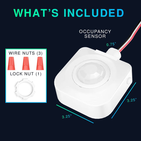 360 Degree Ceiling Occupancy Sensor For High Bay Lighting No Brainer Upgrade Passive Infrared Motion Sensor Hard Wired