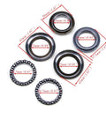 Ball bearings and metal rings for Beefed Up 45 To 48 Millimeter Triple Tree Fork Clamp Assembly For Apollo Pit Dirt Bike