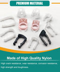 Massive 200 Piece Fuel Line Retainer Clip Kit With 11 Sizes Nylon Clips For Ford GM Chrysler Repair including material info