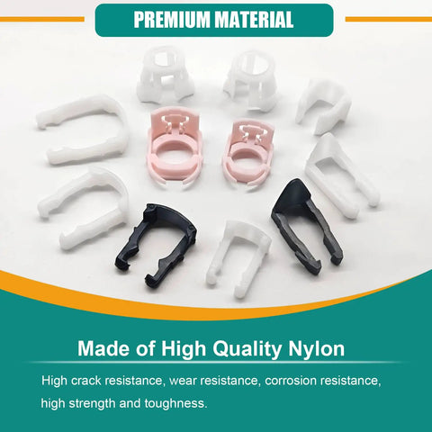 Massive 200 Piece Fuel Line Retainer Clip Kit With 11 Sizes Nylon Clips For Ford GM Chrysler Repair including material info