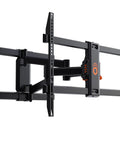 Heavy Duty Full Motion TV Wall Mount Bracket For Flat Screens Up To 82 Inches with smooth gliding extension and tilt feature.