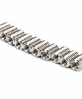 Stainless Steel Threaded Inserts M8 To M5 Repair Nut Set, 10 Pcs, M5 X 0.8Mm And M8 X 1.25Mm, 12mm Length, Quick Fix For Damaged Threads, Heavy Duty Thread Repair Kit For DIY Auto And Machinery