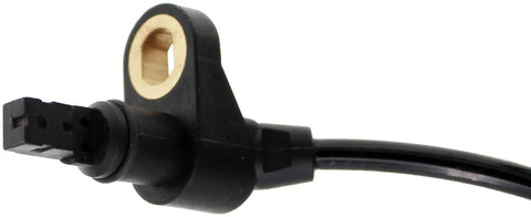 Close-up of Badass Heavy Duty Front ABS Wheel Speed Sensor with connector, designed for 2007-2018 Jeep Wrangler JK.