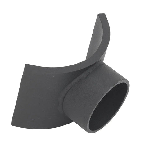 Beefy Heavy Duty Bottle Jack Lifting Saddle for Dana 60 70 80 Axles, iron cradle for up to 4 inch tubes, angled view