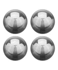 Three Eighths Inch Tungsten Carbide Bearing Balls Set Of Four G5 Grade Ultra Hard Wear Resistant With Smooth Finish For Precision Machinery And Heavy Duty Bearings, set of 4
