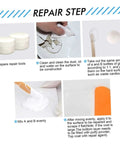 Two Piece Quick Drying Tile Repair Epoxy Kit 100g Ceramic Tile Paste With Dual Component Cure Agent instructions