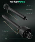 Heavy Duty Adjustable Pto Shaft For Tractors 40.5 To 66.5 Inches Slide Extension 1 3 8 Inch Driveline with Q345 steel tube.