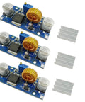 Three-Pack XL4015 DC-DC Buck Converter Step-Down Module 5A 75W Adjustable Output Input 4-38V To Output 1.25-36V High Efficiency