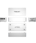Fast Usb4 To Nvme Enclosure Syncing Thunderbolt 5 shows sleek machined aluminum body and ports for connecting devices.