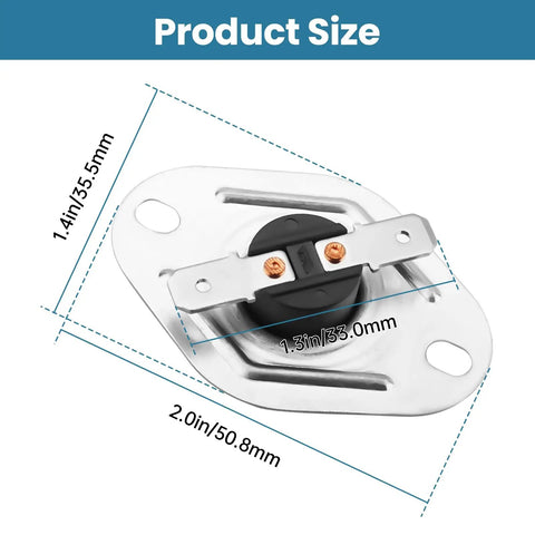 RV Furnace Limit Switch Replacement For Suburban SF 25 30 35 And SF 25F 30F 35F detailed size dimensions