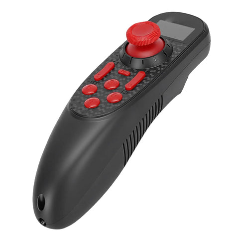 Black and red 2.4G 6 Channel RC Transmitter And Receiver With 0.96 Inch Color Screen And 1500mAh Battery For RC Boat Car Drone Airplane