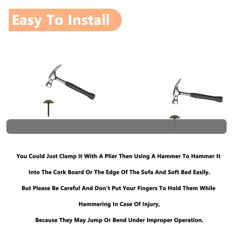 Badass Upholstery Tacks Featuring Long Shank Design Slick Matte Iron Coating Reliable Round Head Thumb Nails For Vintage Furniture Repair And Weekend Workshop Crafts Straight Fire Quality Every Maker Craves