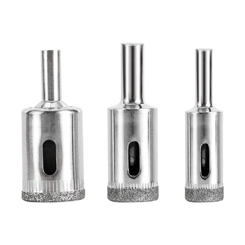 Three steel sanding bits for No Fuss Mini Bench Lathe And Bead Polisher Machine 96W 12V 24V DC for woodworking.