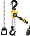 Tiny But Mighty Chain Hoist One Quarter Ton 550 Lbs Capacity Five Foot Lift Come Along With G80 Chain And Hook Portable Manual Lever Hoist