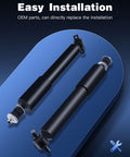 Chevy Silverado 1500 Front Gas Shocks Absorbers Pair For 1999-2007 Sierra 1500 And Silverado RWD Replacement OE 344380 37149