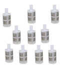 10 Pack White 8mm Hose Filters Dope Stainless Steel Water Pump Filters For Garden Hoses Sprayers Car Washers Oil Pumps Industrial Equipment Replacement Strainers