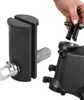 Close-up of heavy-duty steel Steering Neck Bearing Race Puller for motorcycles 1 1/8 to 2 5/8 inch inner diameter.