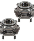 Front Wheel Hub And Bearing Assembly 5 Lug Fit For 2015 2016 2017 2018 Chevy City Express Nissan Leaf NV200 Sentra 513364 2 Pack Premium Replacement Part with ISO Certified Quality