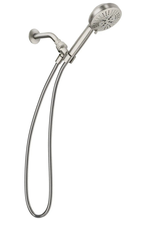 High Pressure Shower Head With Handheld Sprayer 8 Spray Settings Spot Resist Brushed Nickel Finish Easy Install Wall Mount Upgrade