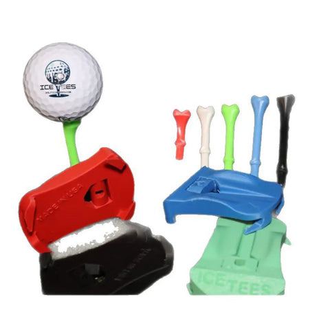 Durable Indoor Golf Tees With Stable Base Monitor Trainer For Home Practice, Quick Change Tee Sizes, easy plug-in setup