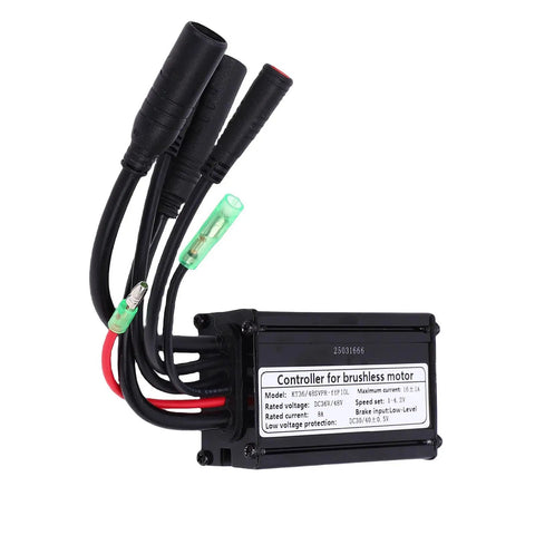 Seamless Sine Wave Electric Bike Motor Controller For 250W And 350W Motors Aluminum Alloy Housing 6 Tube Design