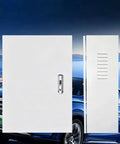 Rock Solid Wall Mounted EV Charger Enclosure Box Heavy Duty Galvanized Steel Housing Waterproof Outdoor Charging Station