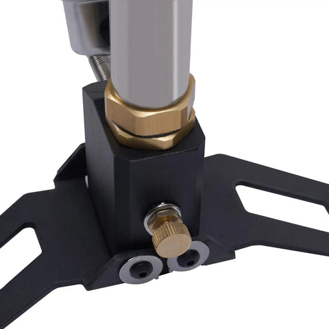 Base of 4500 PSI high pressure pump from Compact Scuba Tank 3.0 Cu Ft 3000 PSI With 4500 PSI High Pressure Pump Dive Kit Portable Air System