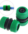Two Pack Hose Connector Garden Joiner Mender, Quick Repair Connection For Damaged Hoses, Leakproof Splicer, Easy Install, Plastic PP Hose Repair Kit, Fits Most Garden Hoses