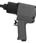 Heavy Duty One Half Inch Air Impact Wrench Packing 850 Nm Of Legit Muscle side view showing grip and air socket connection.