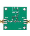 Low Noise Amplifier Module LNA For Power Distribution Gear, Rock Solid Performance And Rugged Reliability, High Performance Amplifier For Industrial Controls, Excellent Heat Dissipation For Long Life, Ideal For Industrial Supplies, 1 Unit. green PCB RF amplifier module with SMA connectors, RFin and RFout, GND VCC