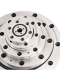 Beefed-Up Crossed Roller Bearing One Piece Small Slewing Bearing for Heavy-Duty Load, high-speed precision close-up view