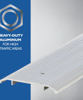 Heavy Duty Aluminum Commercial Door Threshold With Draft Protection And Easy Cut Install, Built To Last As A True Workhorse