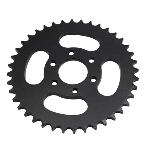 40T Rear Sprocket For 428 Chain 6 Hole Flat Plate With 1.5 Inch Center Bore And 2.2 Inch Bolt Circle Durable Replacement