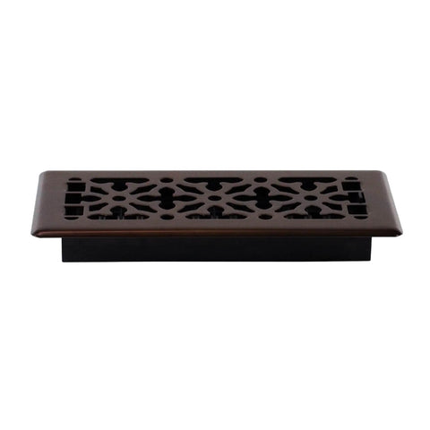 Gothic Style Floor Register 2x12 Inches Textured Black Steel Decorative Vent Grate For HVAC Damper Box 8 Pack Durable Steel Floor Vent Cover With Easy Airflow Control For Residential Homes And Offices