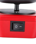 Close-up of the switch on the Heavy Duty 200 Watt Battery Powered Space Heater With Dual Heat Modes and 360 Swivel.