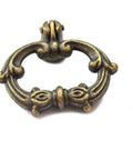 Bronze Drawer Ring Pulls Set Of 8 With Screws Single Hole Vintage Antique Style Handles for furniture and cabinets
