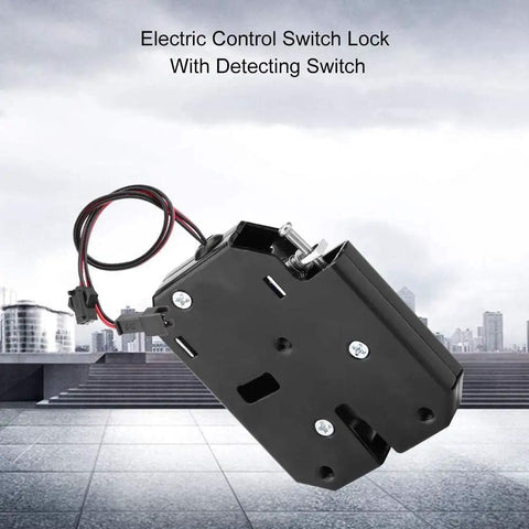 12V DC Electromagnetic Cabinet Lock With 150Kg Force Auto Lock When Power Is Off And Unlock On Power