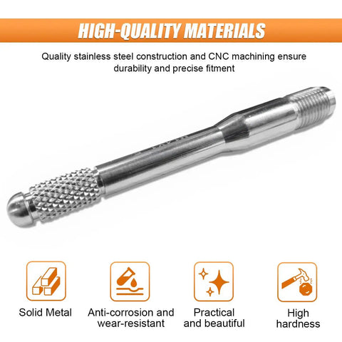 Stainless Steel Wheel Alignment Pin And Tool Kit, corrosion-resistant metal pin shown in high-quality materials