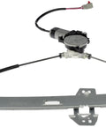 Honda Compatible Front Driver Side Power Window Regulator And Motor Assembly Beefed Up For Longevity Easy Install Durable Replacement That Keeps Your Window Rolling Smooth Tested In Real Doors For Long Life Fits Select Honda Models. Front driver door window regulator and motor assembly with cable and metal track