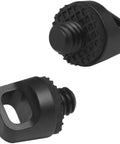 Set Of Two Quick Release Camera Strap Screws Featuring A 1/4 Inch Mount With Plush Rubber Buffers For A No Sweat Easy Snap On Upgrade To Your Dslr Or Mirrorless Rig In Black image showing compact black screws with rubber buffers.